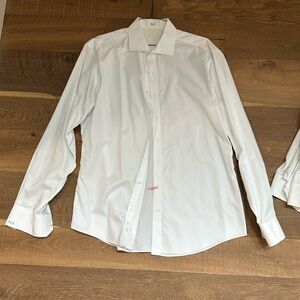 J. Hillburn Bundle of Men’s white dress shirts